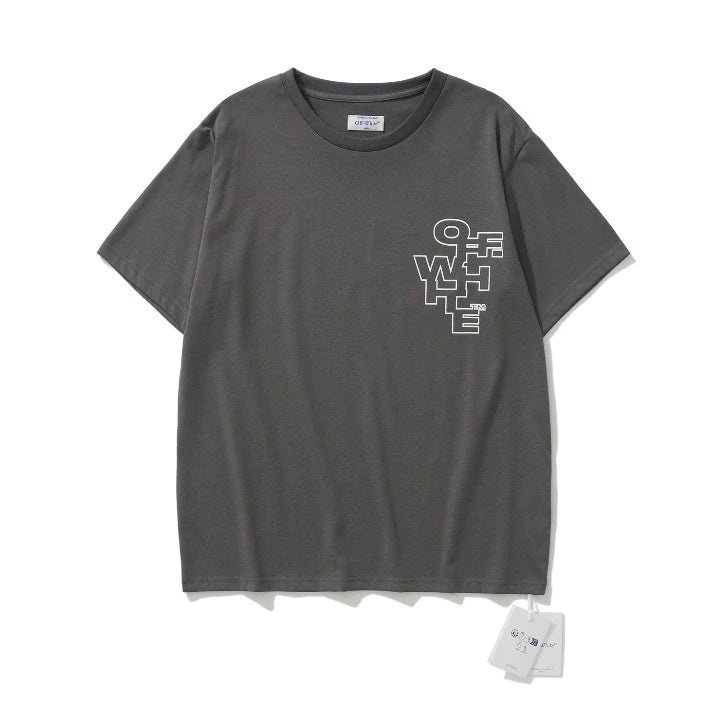 OFF-WHITE GRAY TEE - VICE