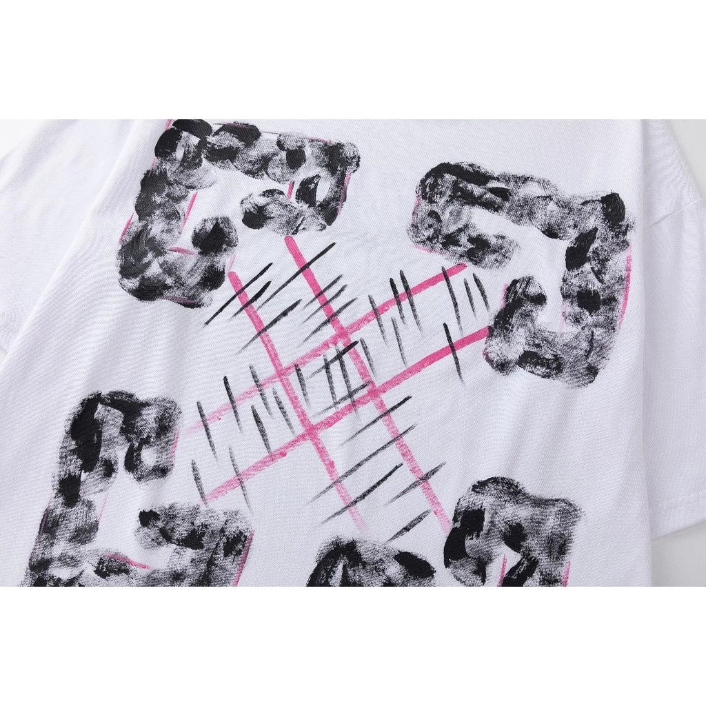 OFF-WHITE SMOKED TEE