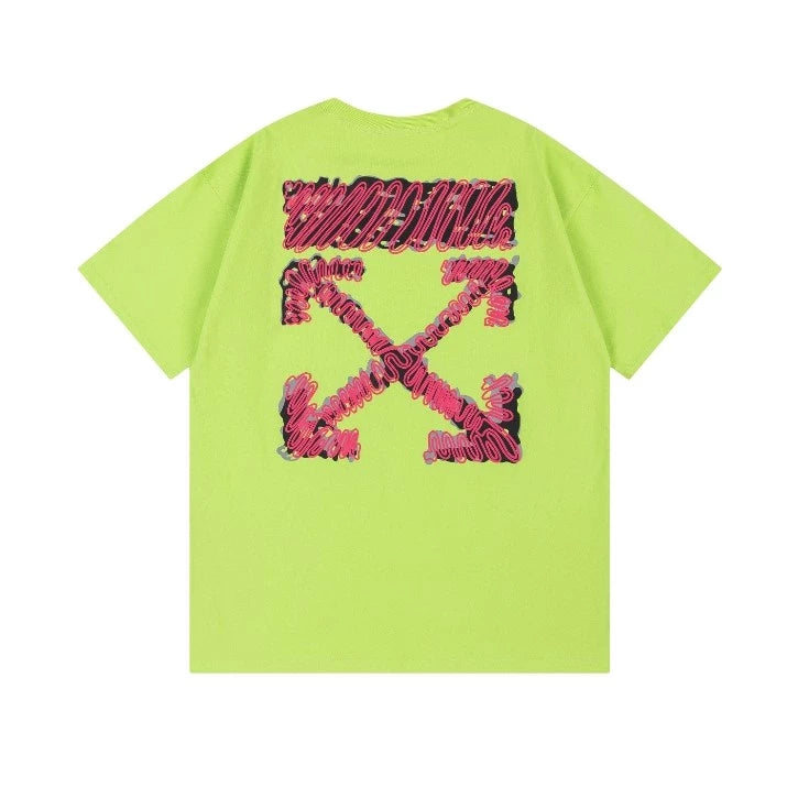 OFF-WHITE PINK ARROW TEE