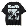CAMISA OFF WHITE RUBBED PAINT ARROW SKATE