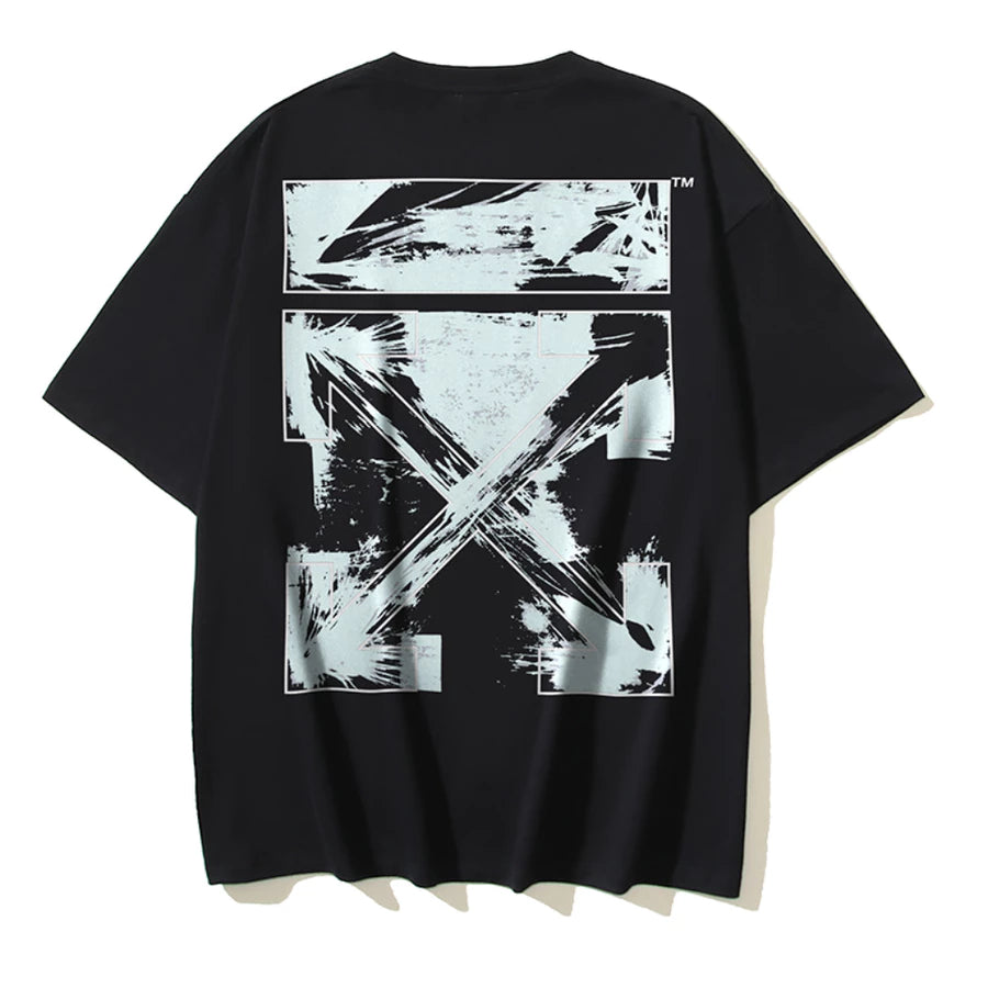 CAMISA OFF WHITE RUBBED PAINT ARROW SKATE