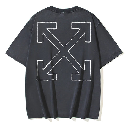 CAMISA OFF WHITE GRAPHIC TEE